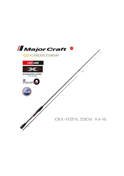 Mc New Crostage Crx-s732ul Lrf Mebaru Kamış Solid Uç 223cm 0.4-5g