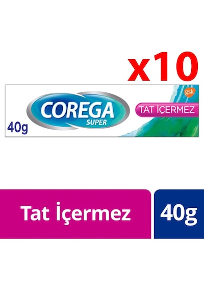 Tat Içermez Protez Yapıştırıcı Krem 40gr - 10 Adet
