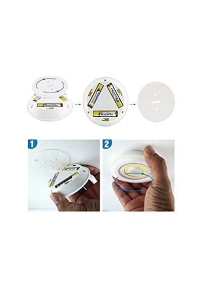 Uzaktan Kumandalı 3'lü Spot Led Lamba Kablosuz Pilli Işıldak