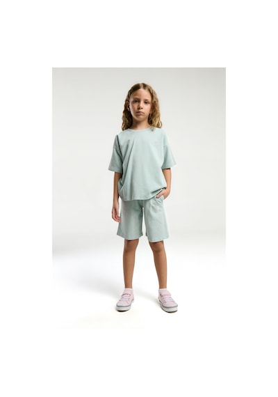 U.S. Polo Assn. U.s. Polo Assn Kız Çocuk Yeşil Bermuda Takım Us2089-c-v1 Yeşil
