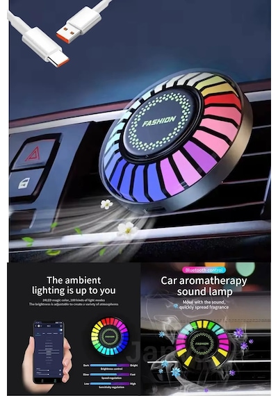 Rgb Çubuk Sese Duyarlı Ekolayzer Sese Duyarlı Ekolayzer Usb Kablo Ile Çalışır