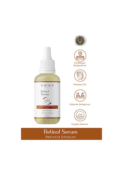 Voop Retinol Onarıcı ve Besleyici Bakım Serumu 30 ML