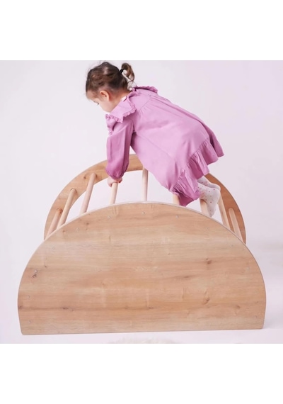 Reyo Montessori Sincap Pikler Aktivite Ve Oyun Masası, Kaydıraklı Tırmanma Seti Ve Sandalye Çok Renkli Reyo Montessori Sincap Pikler Aktivite Ve Oyun Masası, Kaydıraklı Tırmanma Seti Ve Sandalye Çok Renkli