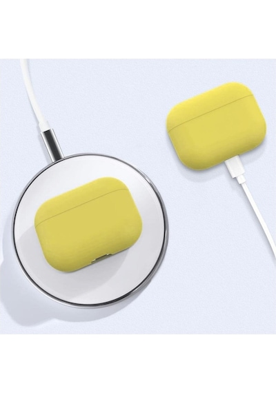 Koodmax - Apple Uyumlu AirPods 3. Nesil Koruyucu Silikon Kılıf - 3. Nesil Bluetooth Kulaklık Koruma Kılıfı 001