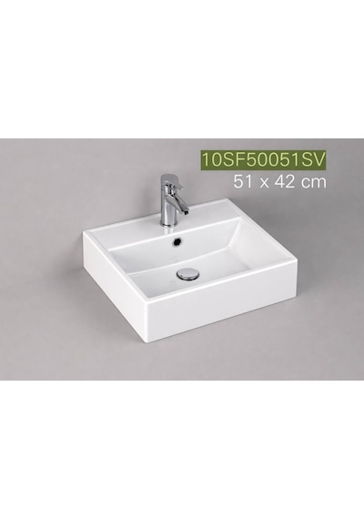 İsvea - Sistema4 Dolap Uyumlu Lavabo Beyaz 51 Cm - 10sf50051sv Beyaz