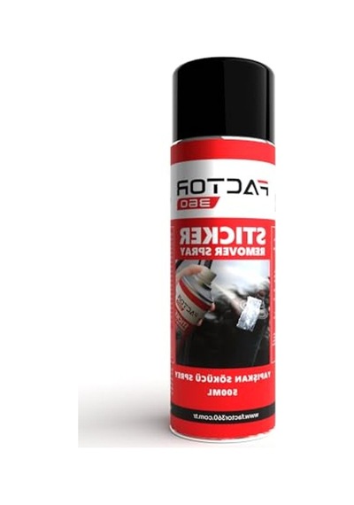 Otomobil Yapışkan Etiket Sökücü, Aerosol 500ml, Pratik Kullanım