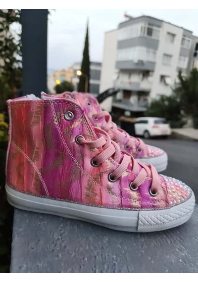 Scarpe Magiche Pink Galaxy Işıltılı Kız Çocuk Sneaker 31-35 Numara Arası Işıksızdır Çok Renkli Scarpe Magiche Pink Galaxy Işıltılı Kız Çocuk Sneaker 31-35 Numara Arası Işıksızdır Çok Renkli