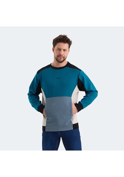 Slazenger VITALI Erkek  Petrol Sweatshirt