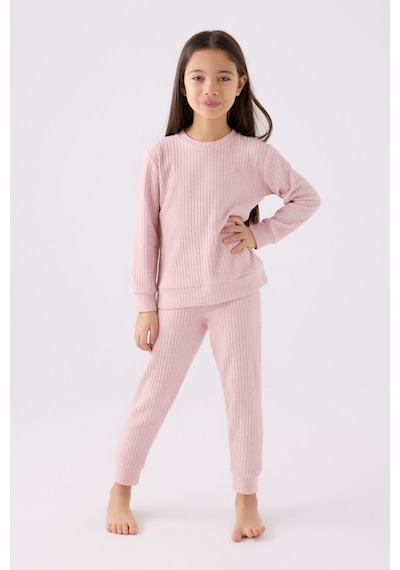 Rolypoly Kız Çocuk Pembe Pijama Takımı Rp3464-c-v1 Pembe