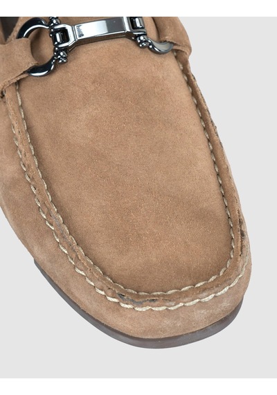 Cabani Taba Süet Deri Erkek Loafer Ayakkabı