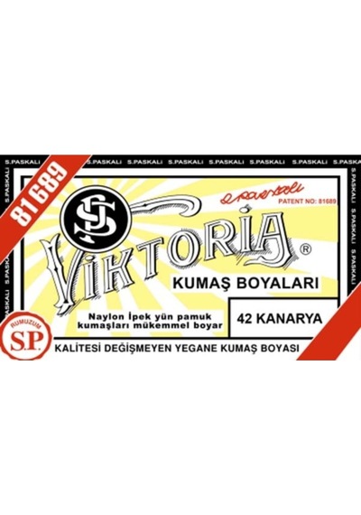 Toz Kumaş Boyası 42 Kanarya