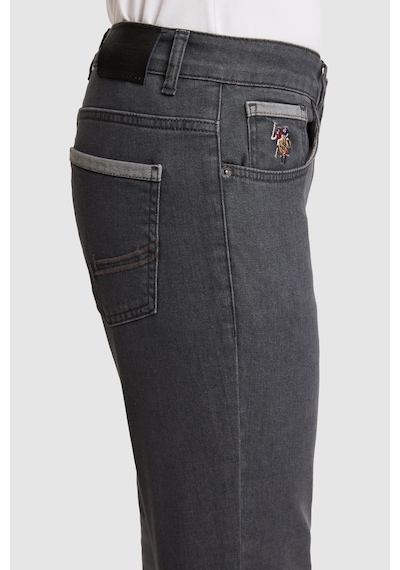 U.S. Polo Assn. Erkek Gri Slim Fit Jean Pantolon 50325193-dn0025