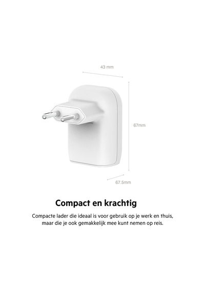 Belkin 37w 25w Usb-c Pd Pps+12w Usb-a Şarj Cihazı