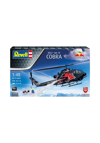 Revell Gift Set 1:48 Bell Ah-1f Cobra Flying Bulls 5640