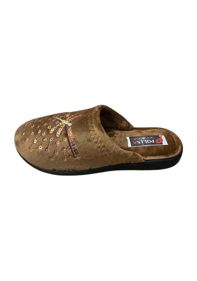 Polisa Kadın Ev İçi Kadife Terlik Camel Siyah Pullu - 820458060 Camel Siyah Pullu Polisa Kadın Ev İçi Kadife Terlik Camel Siyah Pullu - 820458060 Camel Siyah Pullu