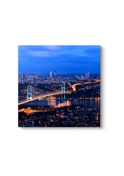 İstanbul Gece Köprü Tablosu 30 X 30