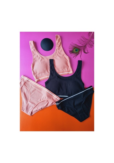 Demirsa Boutique Kaşkorse Kumaş 2'li Gül Kurusu Ve Siyah Renk Çıkarılabilir Pedli Büstiyer Ve Bikinili Alt Üst Takım Siyah-gül Kurusu Demirsa Boutique Kaşkorse Kumaş 2'li Gül Kurusu Ve Siyah Renk Çıkarılabilir Pedli Büstiyer Ve Bikinili Alt Üst Takım Siyah-gül Kurusu
