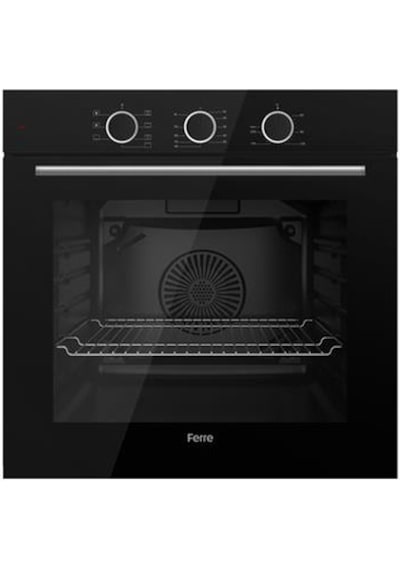 Ferre XE62CS- CS205 - D077 Siyah Ankastre Set