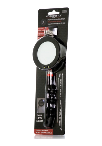 Worldforce 75 MM Katlanır Led Işıklı Muayene Aynas