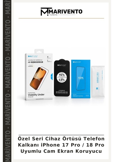 Özel Seri Cihaz Örtüsü Telefon Kalkanı İphone 17 Pro / 18 Pro Uyumlu Cam Ekran Koruyucu