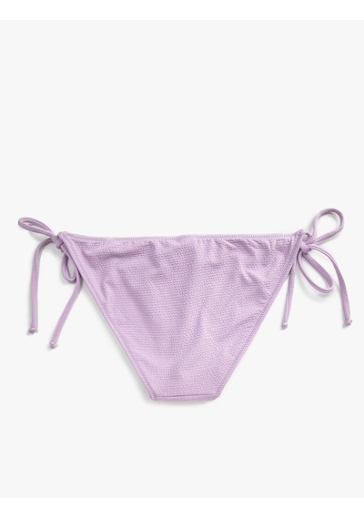 Koton Bağlama Detaylı Bikini Alt Lila 2sak00130bm Lila