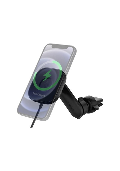 Ayrex Mag Fit Its12w Magsafe Uyumlu Kablosuz Şarj Özellikli Araç İçi Havalandırma / Izgara Telefon Tutucu - Acp026 Genel
