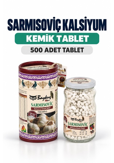 Sarmısoviç Sarımsak Tableti 500 Adet