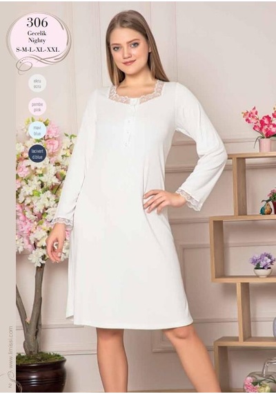Limissi 306 Kadın Penye Gecelik 001