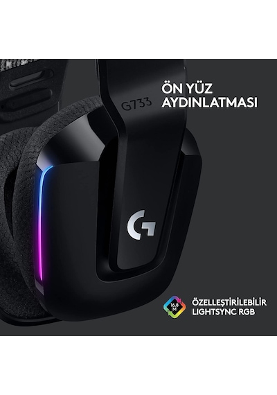 Logitech G G733 Lightspeed 981-000864 Kablosuz Z RGB Oyuncu Kulaklığı