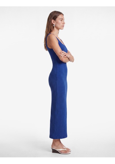 Koton Koton X Sibil Çetinkaya - Kare Yaka Kalın Askılı Kobalt Mavi Bodycon Uzun Kalem Elbise Mavi 6sak80080uk Koton Koton X Sibil Çetinkaya - Kare Yaka Kalın Askılı Kobalt Mavi Bodycon Uzun Kalem Elbise Mavi 6sak80080uk
