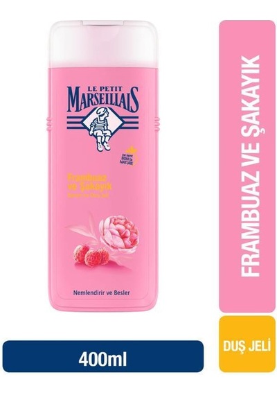 Le Petit Marseillais Frambuaz ve Şakayık Banyo ve Duş Jeli 400 ML