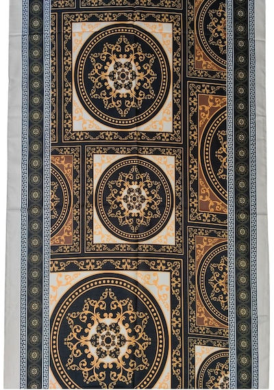 Mim Eşarp Ecenur Soft Pamuk Retro Şal Açık Gri - Siyah
