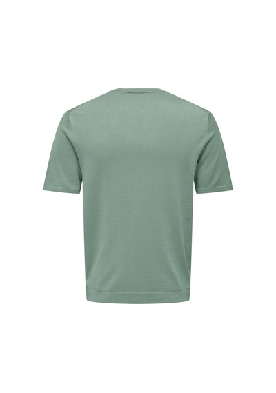 Only & Sons Erkek Düz Basic Yeşil T-shirt-22022928 Only & Sons Erkek Düz Basic Yeşil T-shirt-22022928