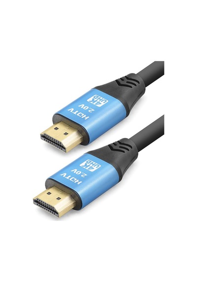 Hdmi 2.0 Kablo 4k Uhd 19+1 Od 8.0 Mm 1.5 M - Siyah Mavi Nd4050 Evimdeyokyok