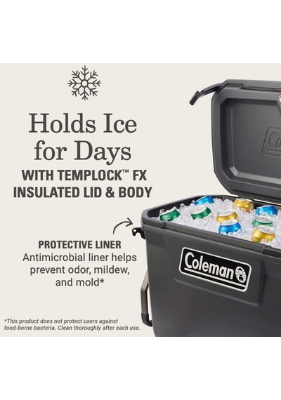 Coleman Convoy Wheeled 65 Qt Tekerlekli Soğutucu Buzluk 61.5 Lt 001