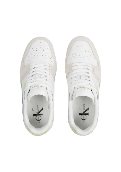 Calvin Klein Basket Cupsole Lace Mıx N Beyaz Kadın Sneaker Beyaz