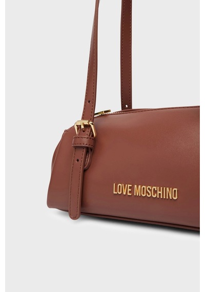 Love Moschino Logolu Ayarlanabilir Omuz Askılı Çanta Bayan Çanta Jc4101pp1ply0200 Taba