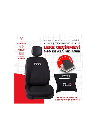 Fiat 500 L Nakışlı Otomind Oto Minder Seti