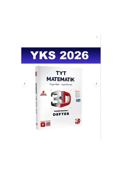 2026 Tyt Matematik Video Destekli Defter