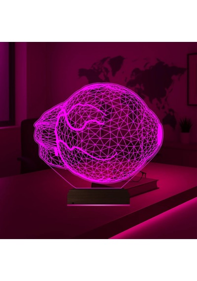 Luvivia Göz Doktoru Hediye 3d Lamba - Masa Gece Lambası Şeffaf