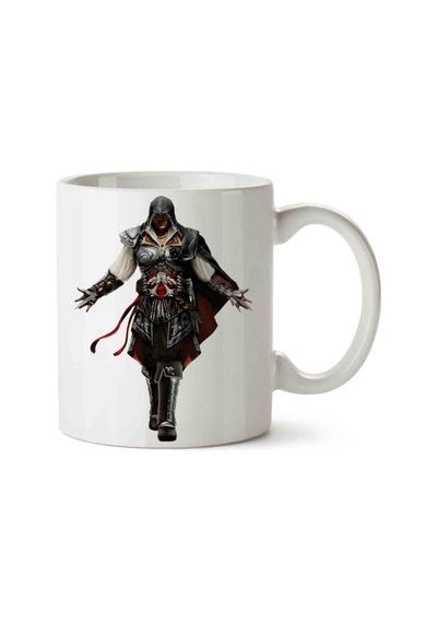 Assassins Creed Porselen Kupa Bardak Beyaz