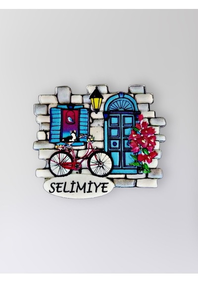 Selimiye Polyester Kabartmalı Magnet 7x6,5 Cm Şehir Magneti Dekoratif Hediyelik Buzdolabı Süsü Kod:1281