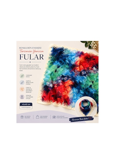 Genel Markalar Fular Çok Renkli - 922405239 Çok Renkli