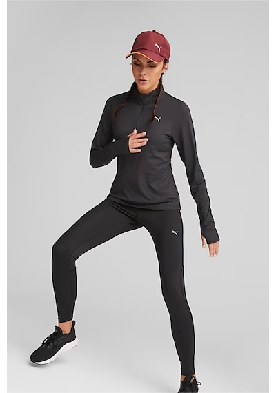 Puma Run Favourite Siyah Kadın Fermuarlı Eşofman Üstü 52317001 Siyah