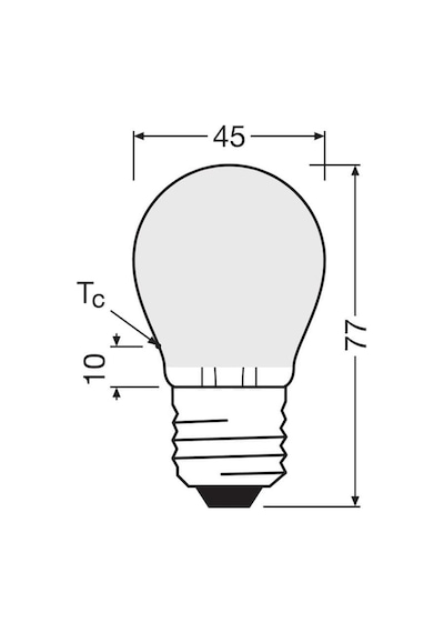 Osram Parathom Classıc P40 E27 4w 40w 2700k Sarı Işık Mini Top Ampul