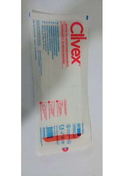 Clivex Şeffaf Pu Yara Örtüsü Clivex 9 25