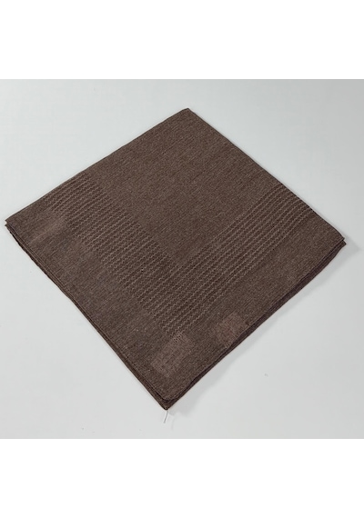 Miray Pano Pamuk Eşarp - 95 X 95 - 0623 Kahverengi