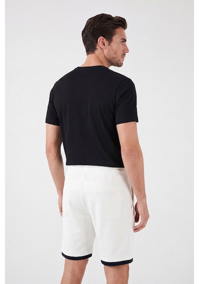 Buratti Oysho Kumaş Çift Katmanlı Paça Detaylı Bağlamalı Short Erkek Short 5908091 Ekru