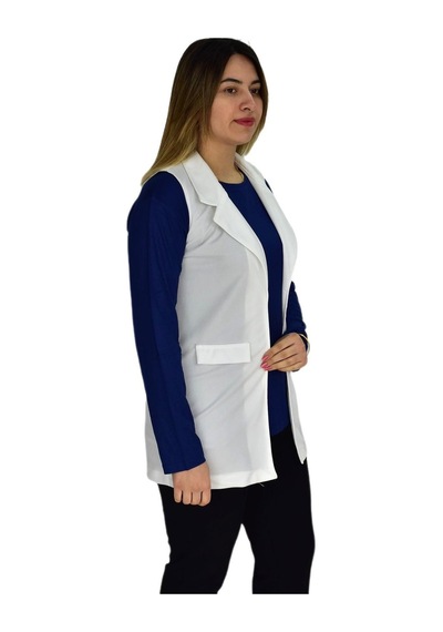 Kadın Krem Renği Krep Yelek Ry-16720 001