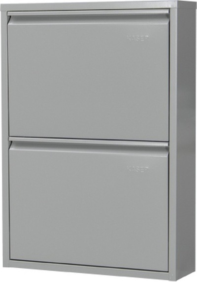 Kaser Metal 2 Li Metal Ayakkabılık Gri